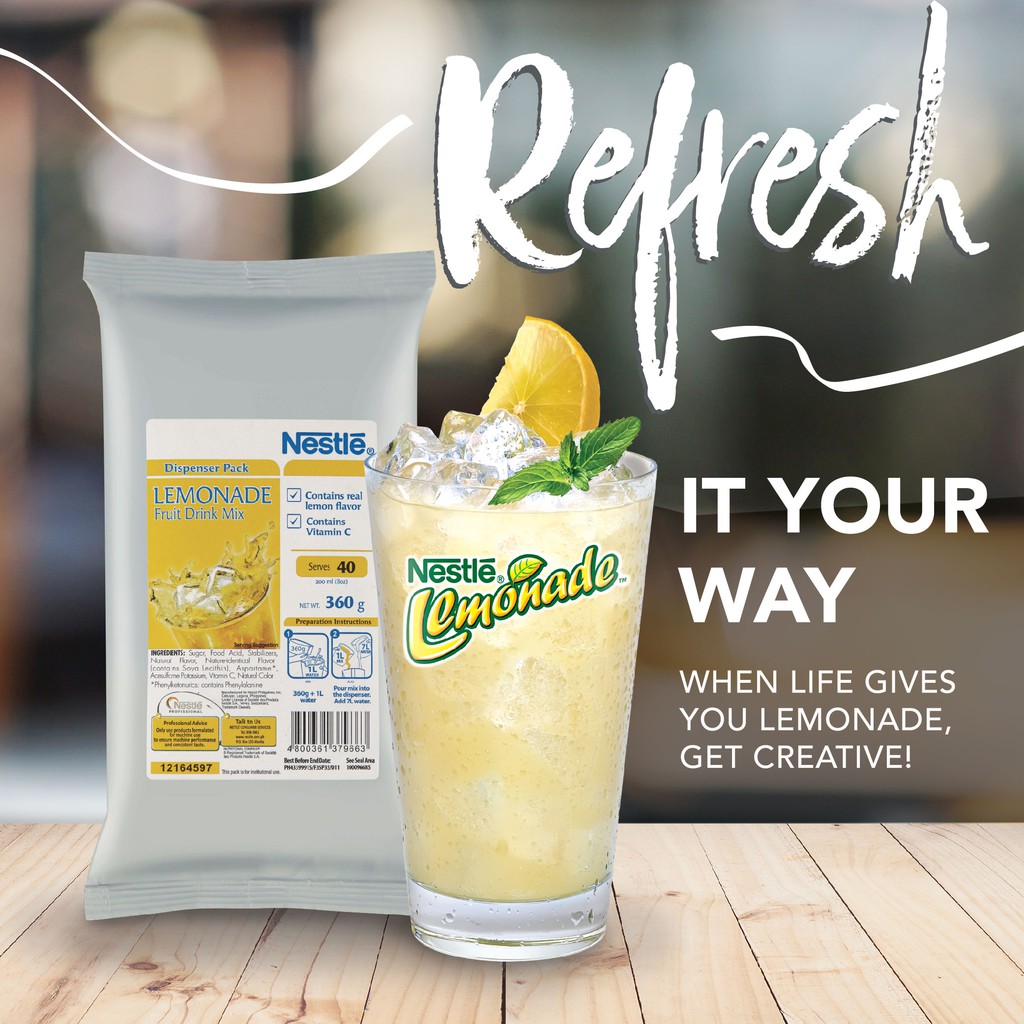 NESTLE Lemonade 360g Shopee Malaysia