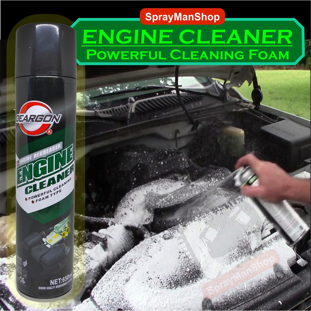 Engine Cleaner Engine Degreaser Foam Deargon Aerosol Spray 650ml