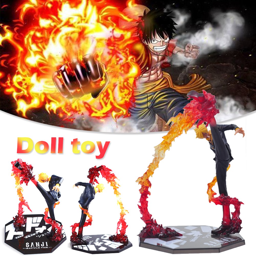 Cinglen For One Piece Garage Kits For Vinsmoke Sanji Diable Jambe Battle Version Shopee Malaysia