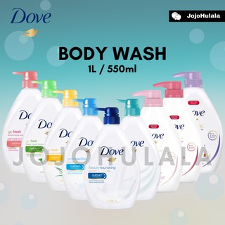 Dove Shower Gel Beauty Nourishing Moisture / Sensitive / Exfoliating/Body Wash/Bath Body Bodywash 1000ml 1L 550ml