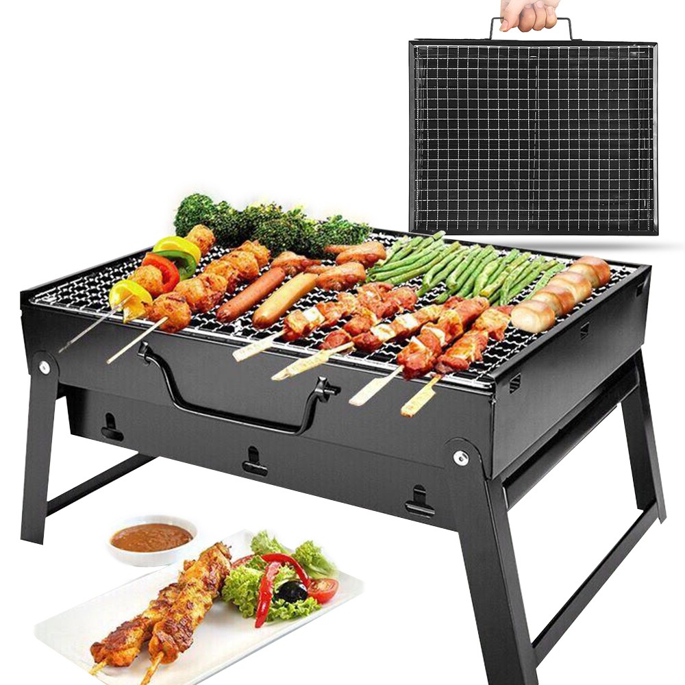 Alat Pemanggang Bbq Boleh Lipat Mudah Bawa Untuk Aktiviti Luar Portable Foldable Outdoor Bbq Grill Camping Picnic Shopee Malaysia