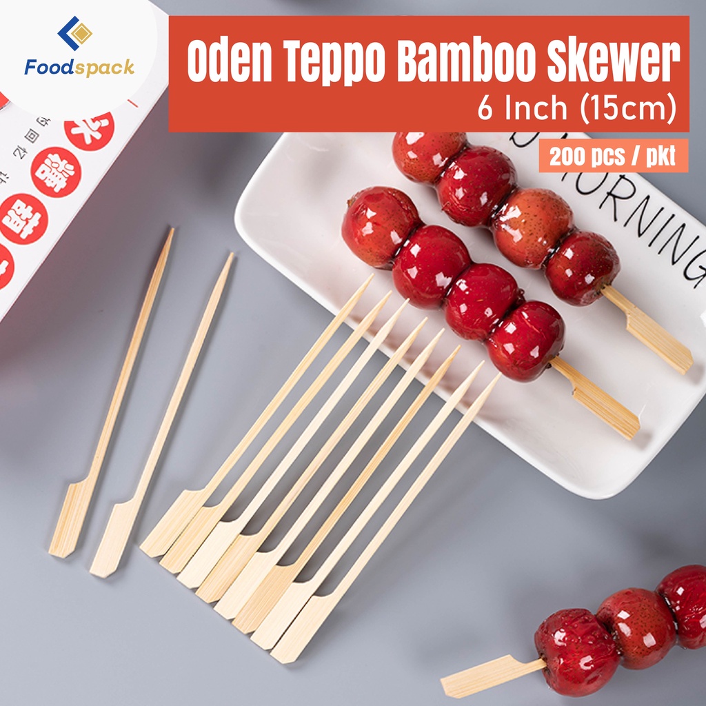 6" SANDWICH BURGER TEPPO GUSHI SKEWERS PARTY COCKTAIL STICKS 15cm 