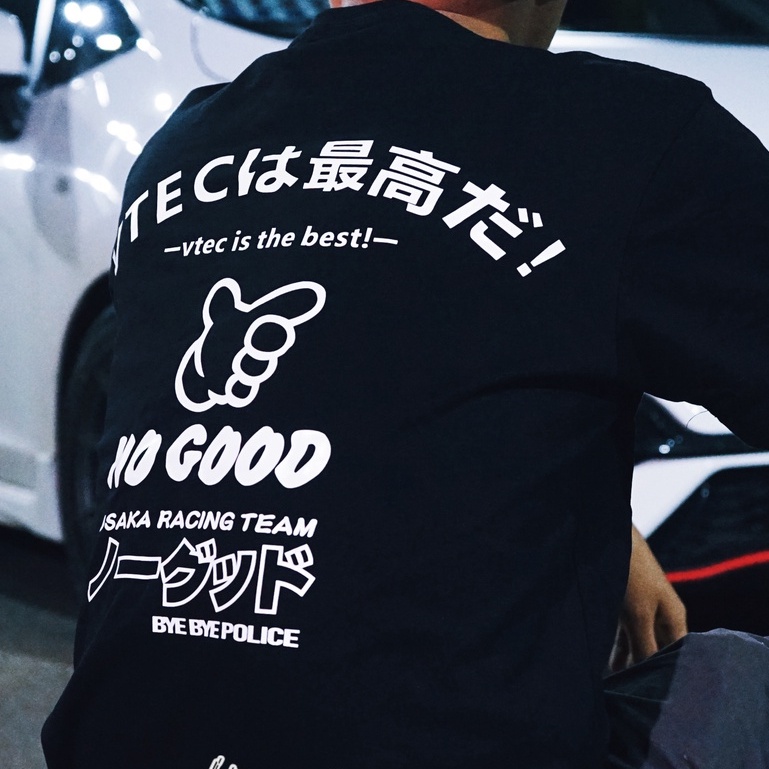 Attitude ATTITUDE Online Mall JDM Honda Fit Civic VTEC Osaka Ramos Cotton Short Sleeve T-Shirt