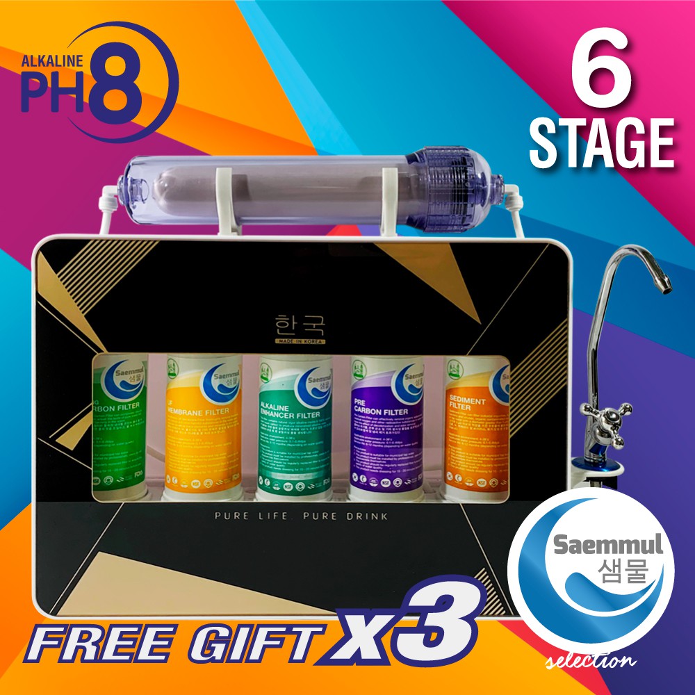 KOREAN SAEMMUL 6 STAGE ALKALINE WATER FILTER SYSTEM | Shopee Malaysia