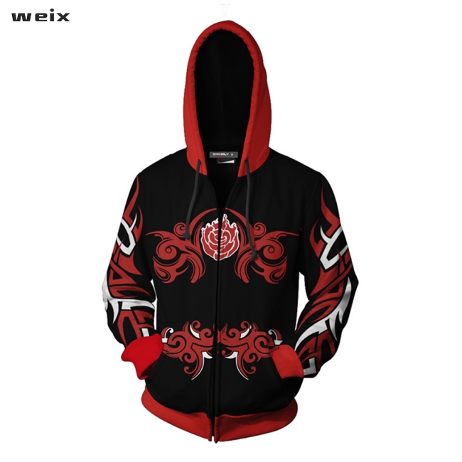 rwby zipper hoodie