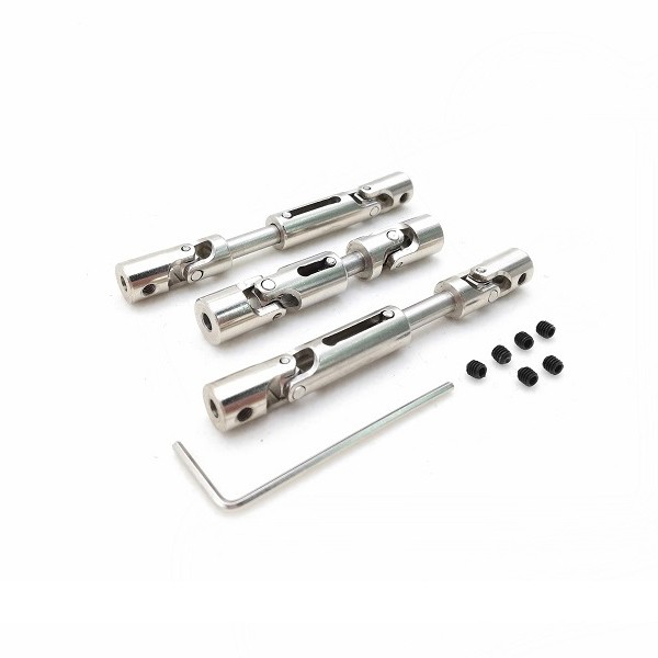 1022 Dilwe RC Front Axle Metal Kit with Anodized Surface Spare Part Fit for WPL B16 B36 RC Car Accessory 