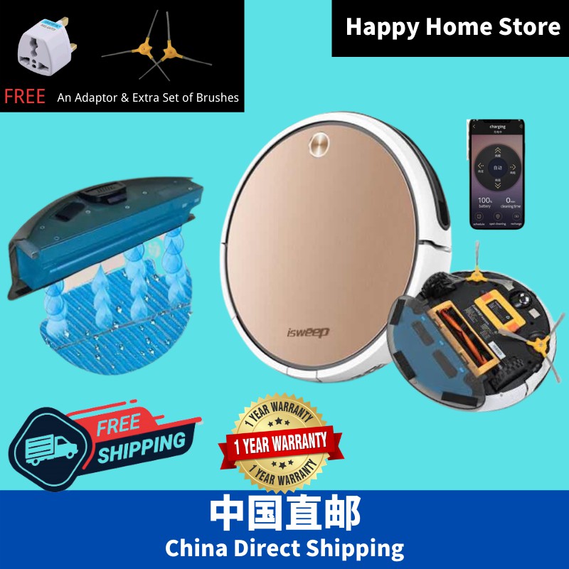 [1 Year Warranty] Isweep X3 Intelligent Full Automatic Vacuum Cleaner