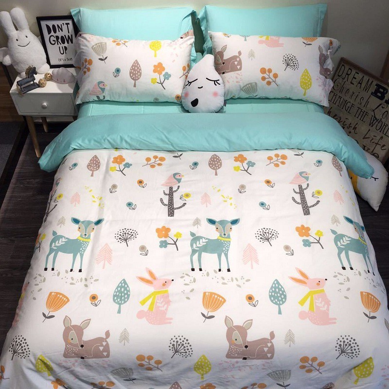 Diy Handmade Fabrics For Bedding 100 Cotton Cartoon Print Quilt