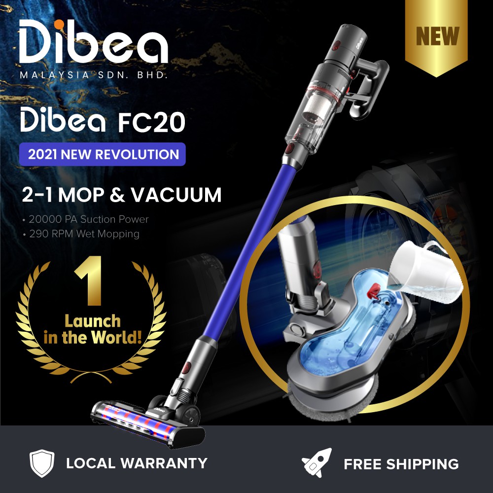 [ PreOrder ]Dibea FC20 Cordless Vacuum Cleaner 2in1 Vacuum & Mop