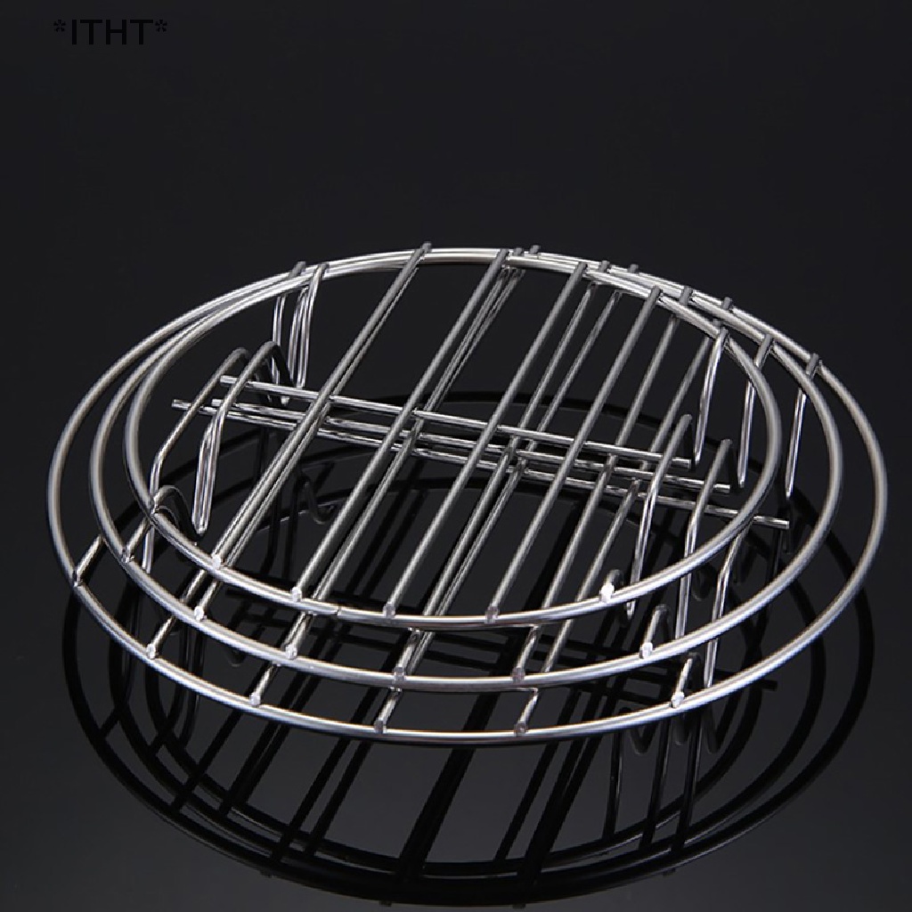 [[ITHT]] Air Fryer Accessories Stainless Steel Cooking Steaming Racks