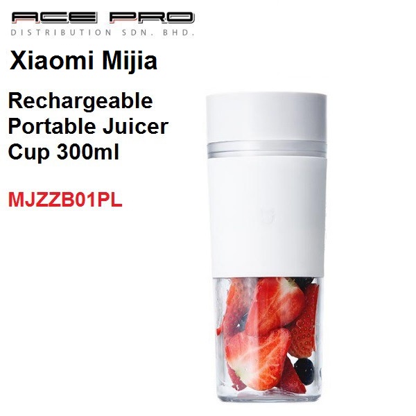 XIAOMI MIJIA 300ML Rechargeable Portable Juicer Cup - MJZZB01PL Fruit Juicing Cup Juice Blender Mini