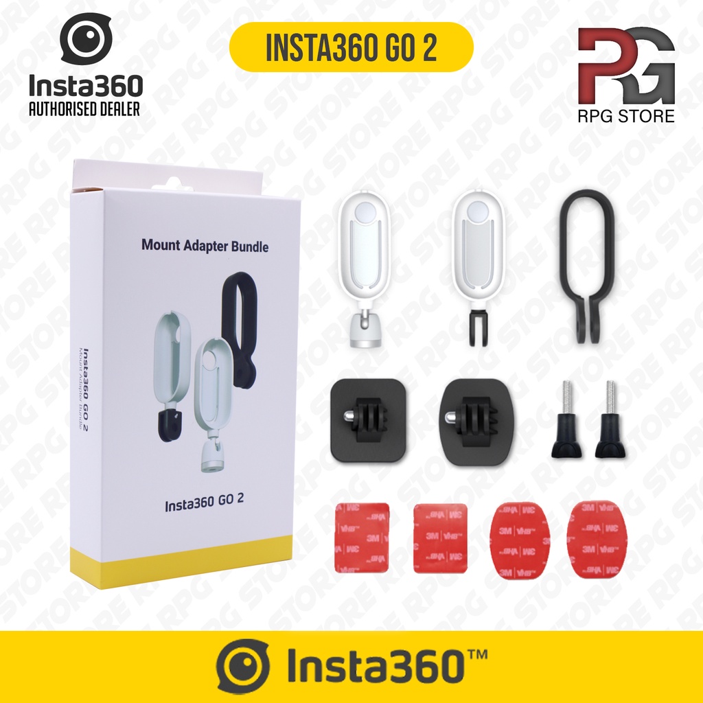 (READY STOCK) Insta360 GO 2 / GO2 Mount Adapter Bundle Shopee Malaysia