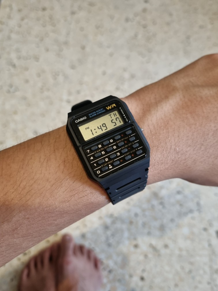 Casio Ca 53w 1zd Men Digital Calculator Black Resin Strap Original Casual Watch Shopee Malaysia