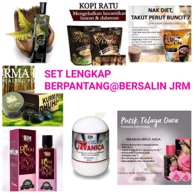 SET BERSALIN LENGKAP BY JAMU RATU MALAYA  Shopee Malaysia