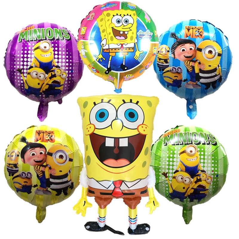 1pcs Spongebob Party Birthday Balloon Baby Decor Children Party