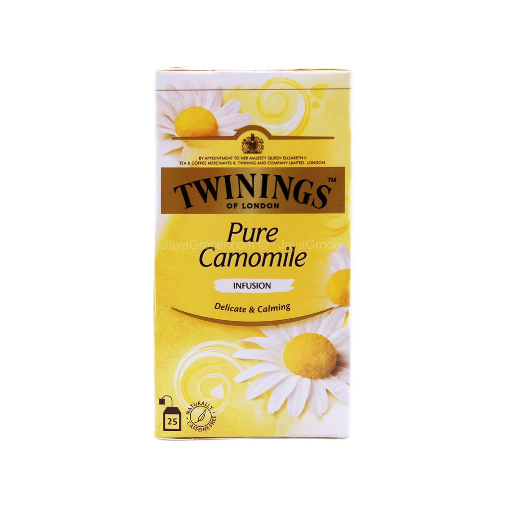 Twinings Pure Camomile Tea (25 Bags) Delicate & Calming Shopee Malaysia