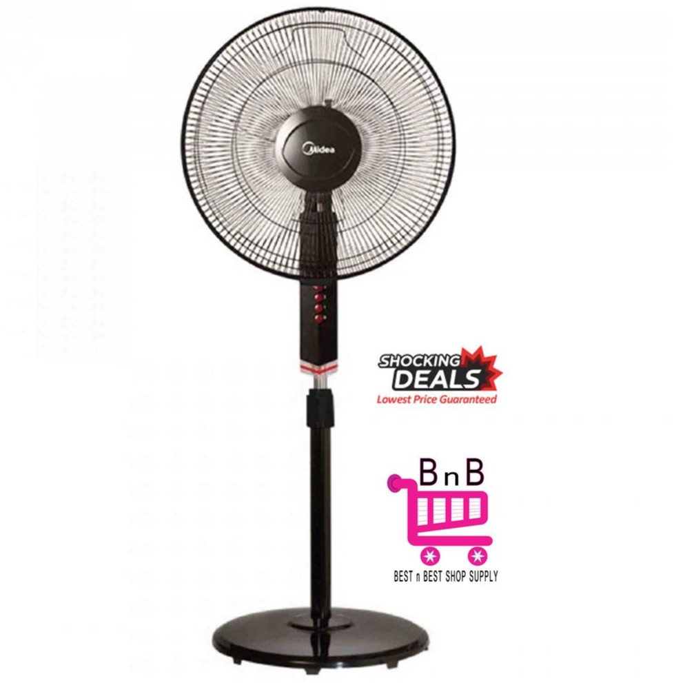 Midea Stand Fan 16 3 Speed Mf 16fs10n Mf 16fs10ns Shopee Malaysia