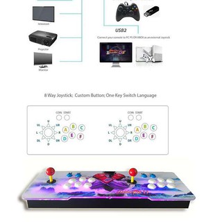 3D Pandora s Key Box 18S 4500 Games In One Arcade Video 