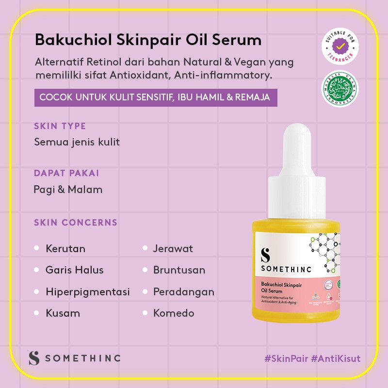 Review somethinc bakuchiol skinpair oil serum