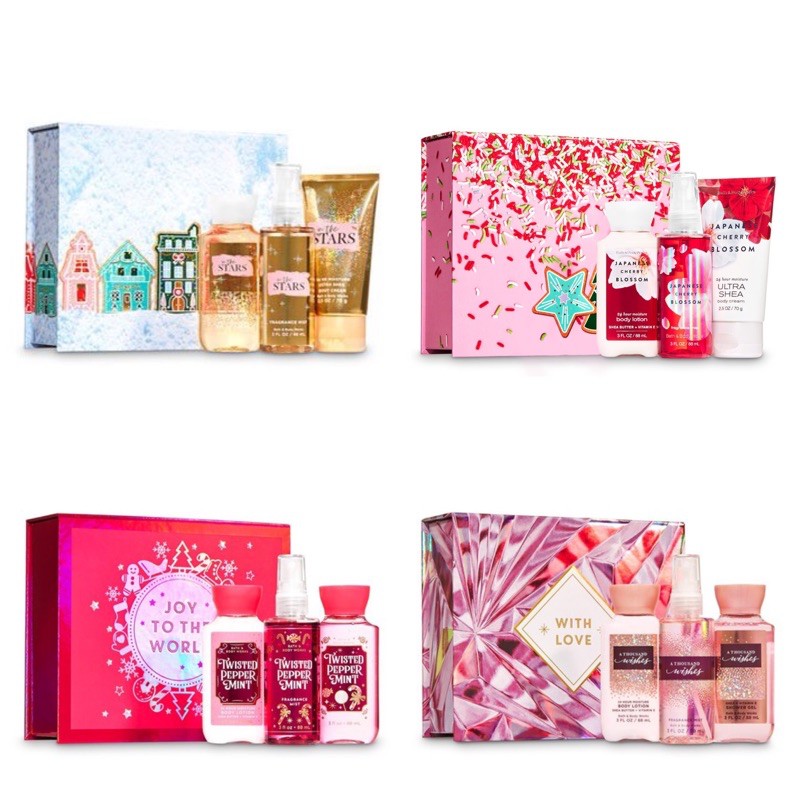 Bath and Body Works Mini Gift Box Set Shopee Malaysia