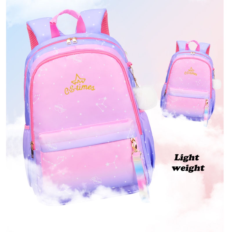 Girls kids School Bag Pink Colorful Fancy Backpack smiggle bag girl ...