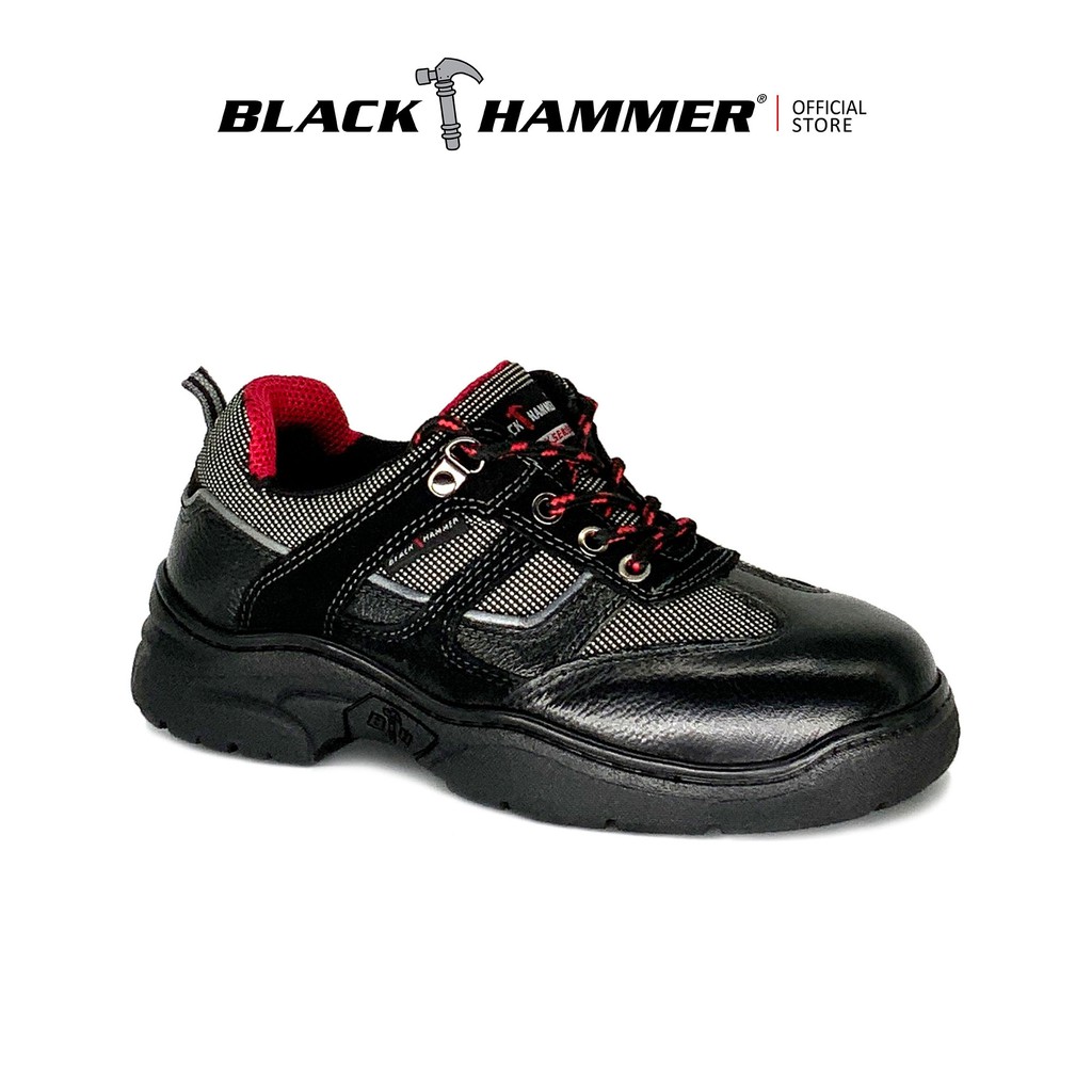 Black Hammer Women Low Cut with Shoelace Safety Shoes BH3883 Shopee