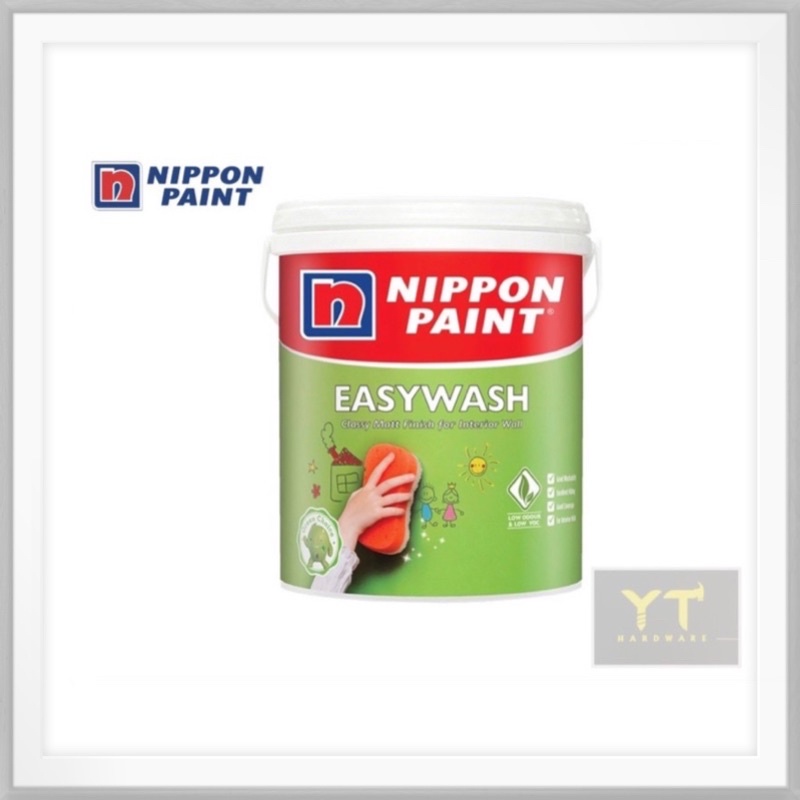 5L Nippon Paint Vinilex Easywash ( easy clean ) | Shopee Malaysia