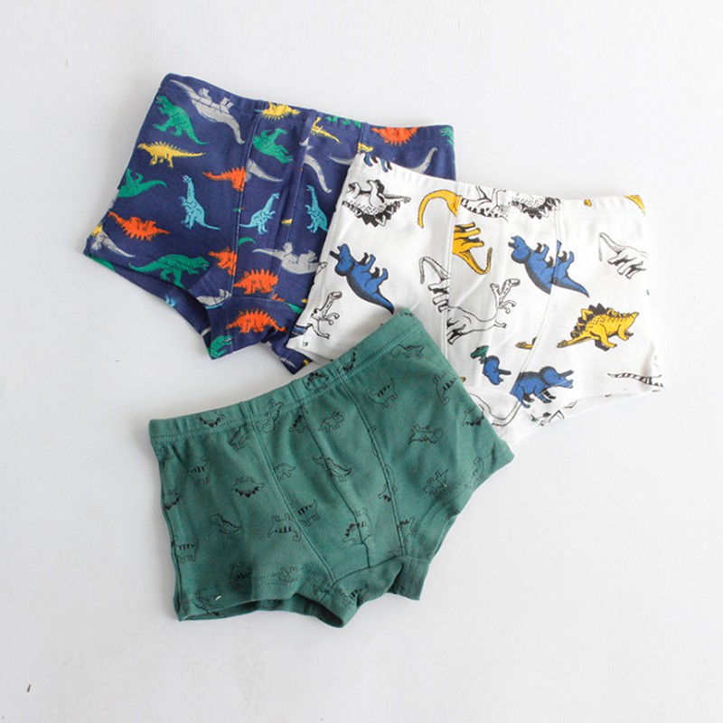 SheeCute Boy's Toddler & Kids 3-Pack Underwear 100% Cotton Soft Panties ...