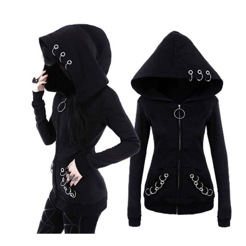 black hoodie sweater