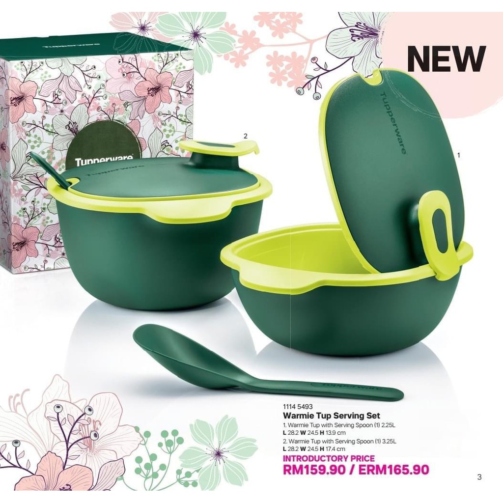 [READY STOCK] Tupperware Warmie Tup Serving Set READY STOCK