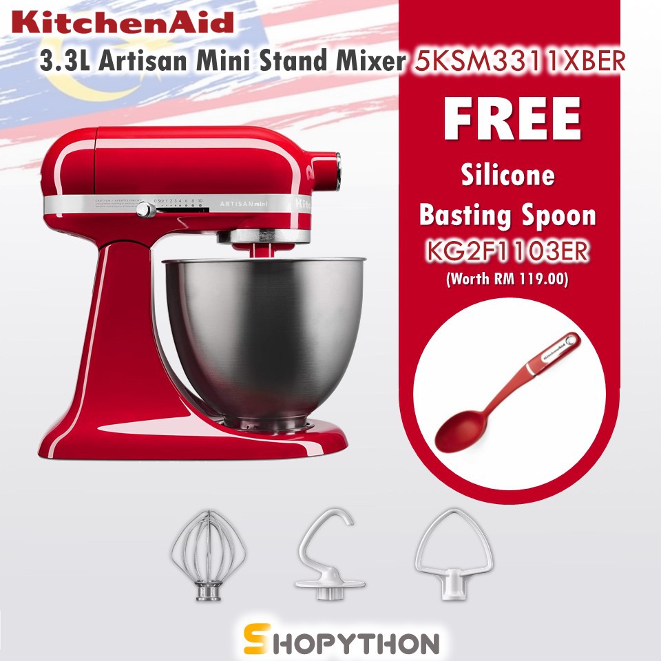 KitchenAid 3.3L Artisan Mini Tilt-Head Stand Mixer 5KSM3311XBER (Empire
