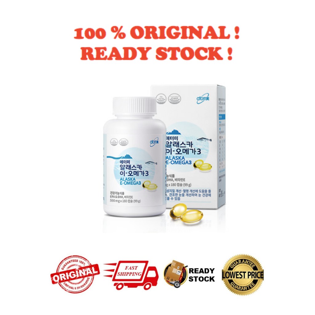 [READY STOCK] Atomy Alaska E Omega 3 / Alaska EOmega3 / Alaska E