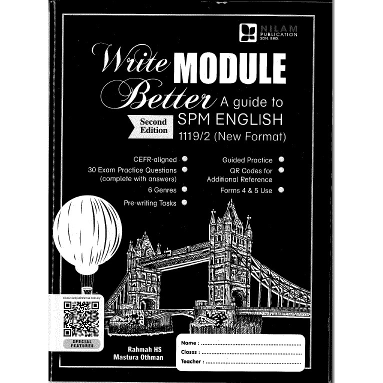 Buy Ehubz Write Better Module A Guide To Spm English 1119 2 Second Edition Nilam Publication 2021 Seetracker Malaysia