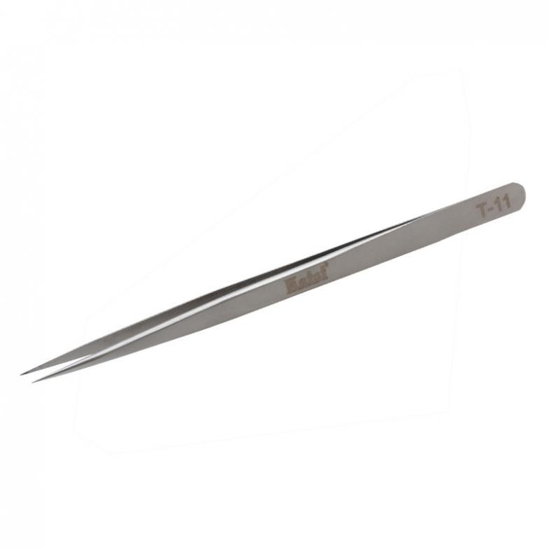 145mm Precision Stainless Steel Anti-static Straight Tweezer Forceps