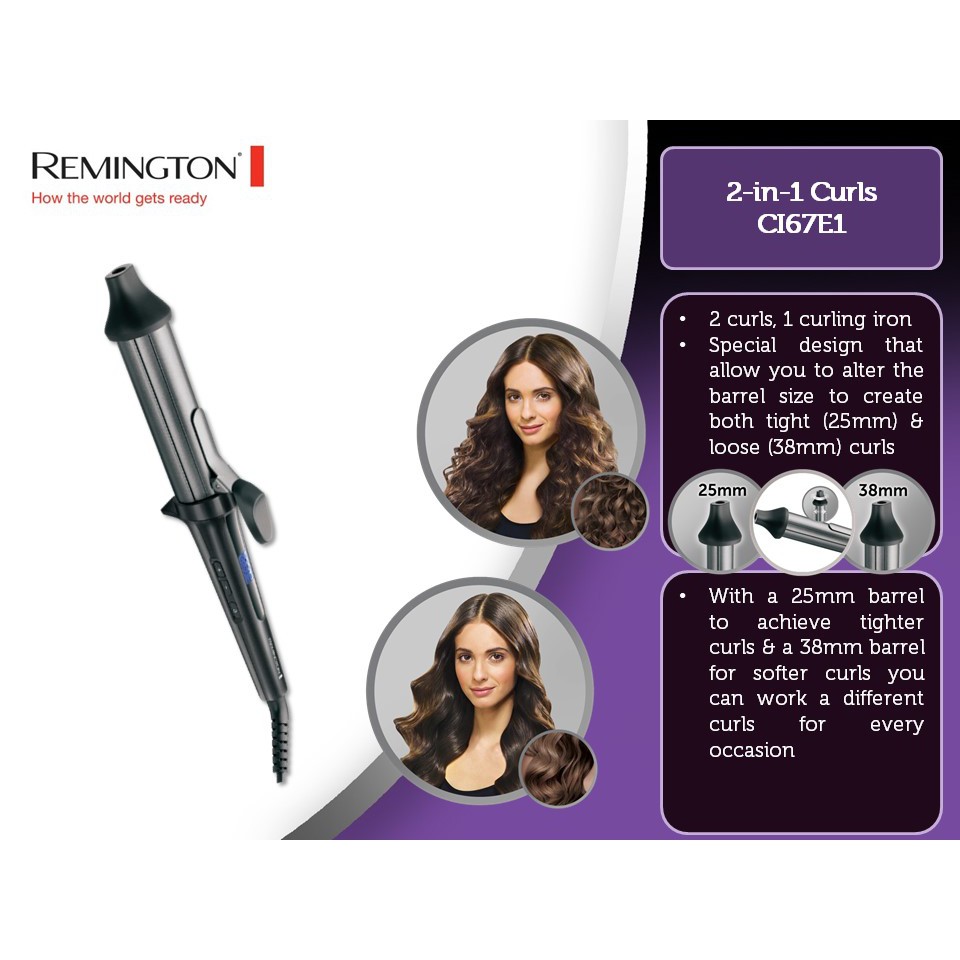 remington 2 in 1 curls