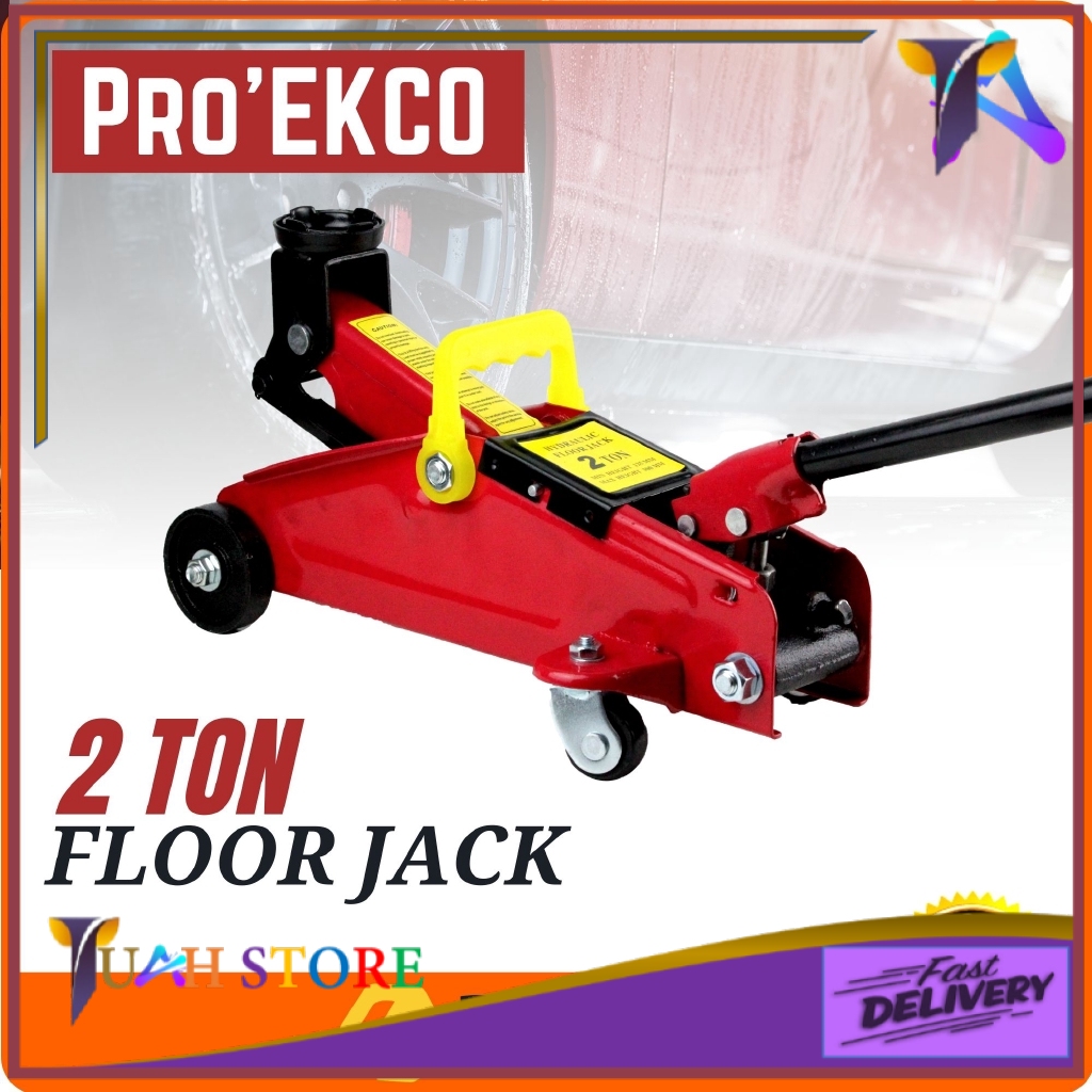 PRO'ECKO 2 Ton Portable Hydraulic Floor Jack Car Jack Heavy Duty Car