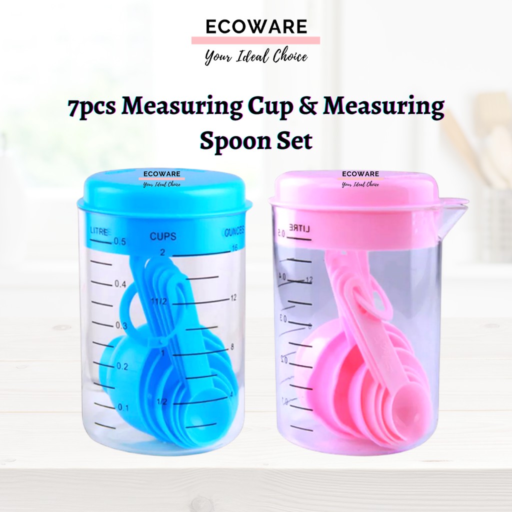 7pcs Measuring Cup and Measuring Spoon Set