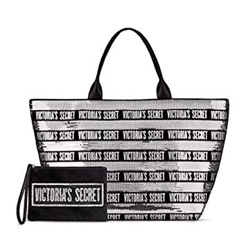 victoria's secret sequin tote bag