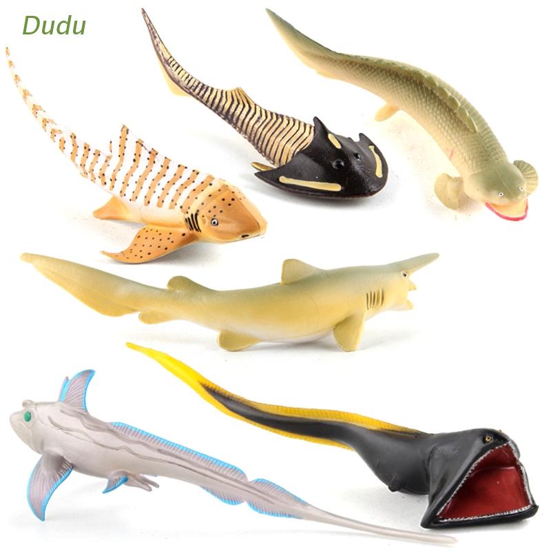 Dudu Pack of 6 Pieces Ocean Animal Model Set Realistic Sea Animal Figurines  Interactive Tableware Realistic Marine Animal Toy | Shopee Malaysia