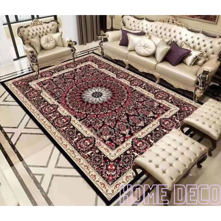 3D Karpet Gulung Velvet Crystal Carpet Rug Floor Mat Home Decor Tatami