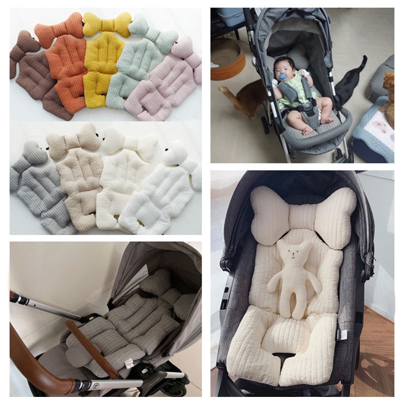 Baby Stroller Cushion Car Seat Cushion Thick Soft Cotton Stroller Pad Newborn Pillow Stroller Mattresses Pad