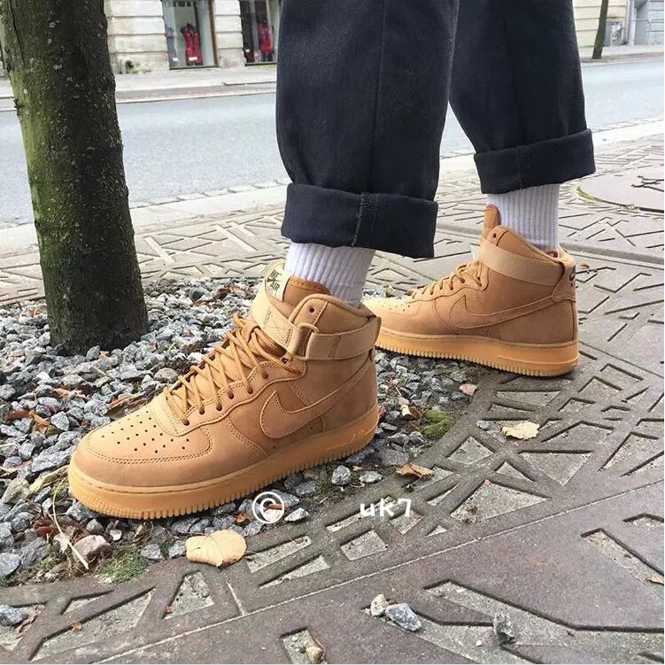 air force 1 wheat mid