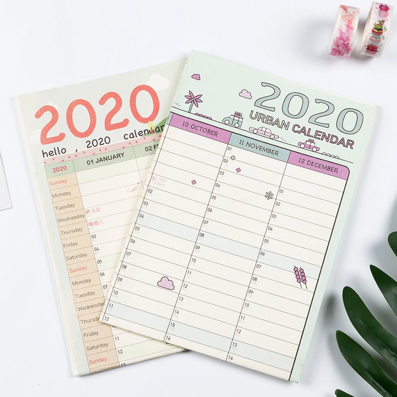 2020 Calendar Wall Calendar 365 Days Countdown Diary Calendar New Arrive Shopee Malaysia