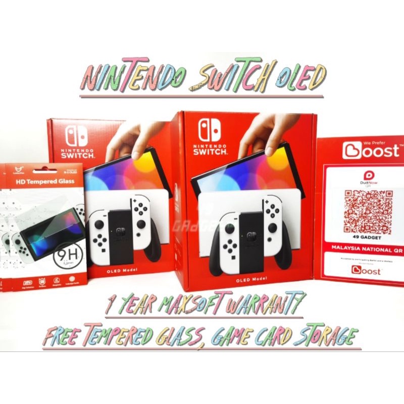 NINTENDO SWITCH OLED [BRAND NEW] MAXSOFT WARRANTY Shopee Malaysia