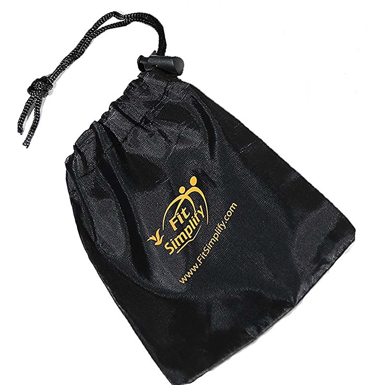 Fit Simplify Resistance Loop Exercise Bands with Instruction Guide Carry Bag