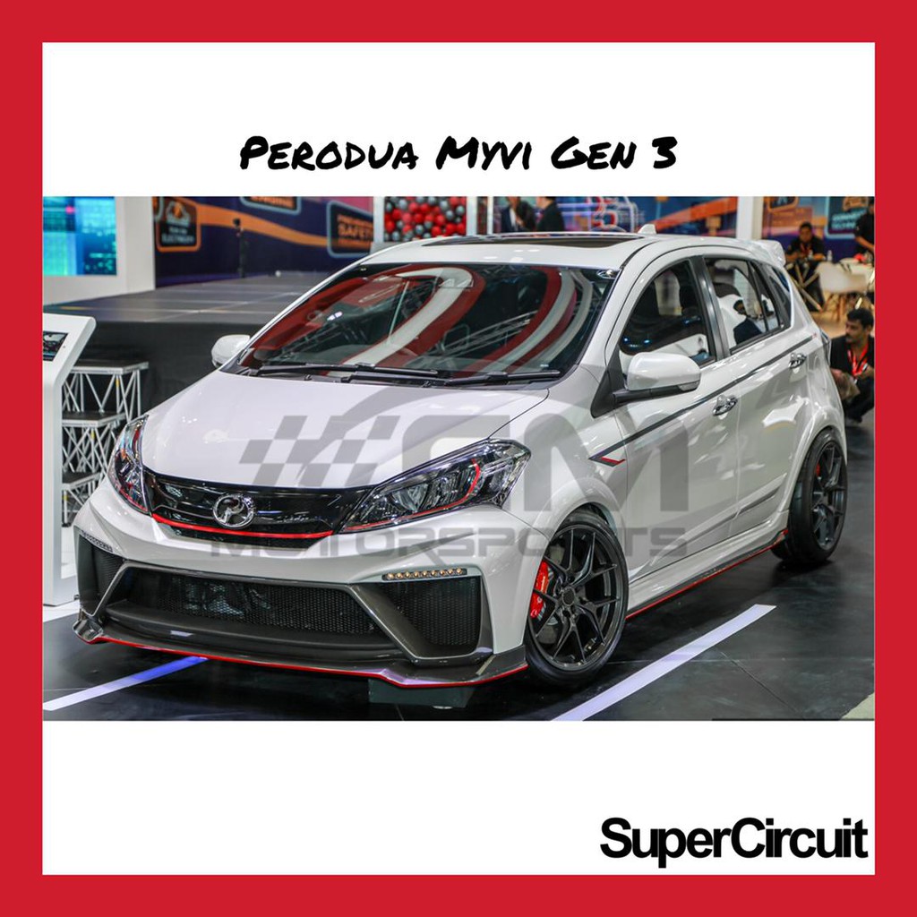 SUPERCIRCUIT Chassis Bars PERODUA MYVI GEN 3 Shopee Malaysia