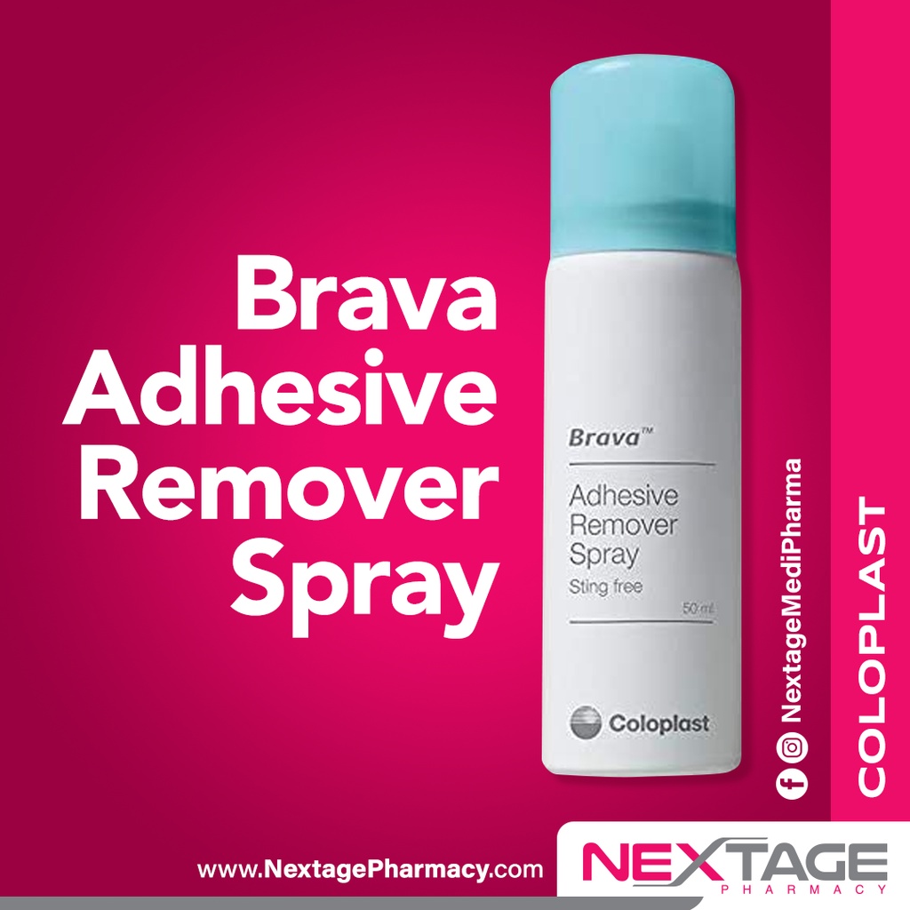 COLOPLAST (12010) BRAVA ADHESIVE REMOVER SPRAY 50ML Nextage Shopee