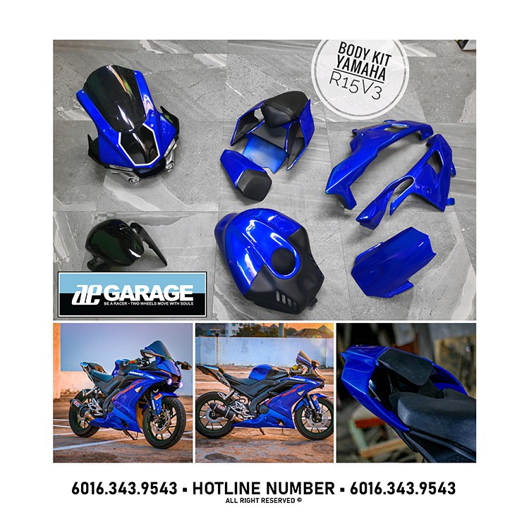 yamaha r15 body cover price