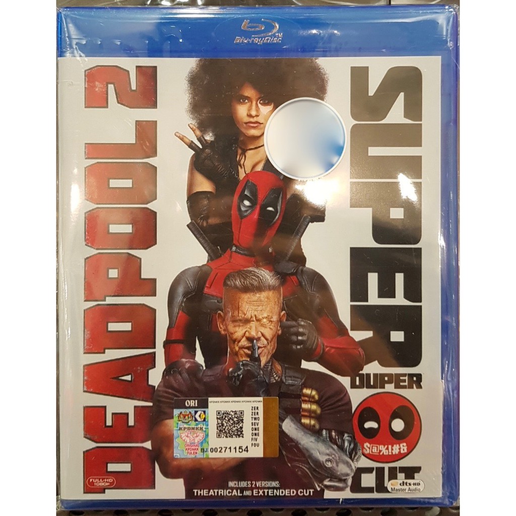 Deadpool 2 Dvd Blu Ray Shopee Malaysia