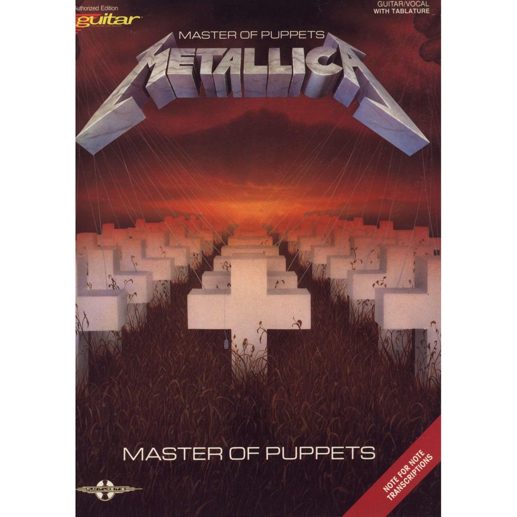 (Guitar PDF) Metallica Master of Puppets (Guitar Vocal with Tablature